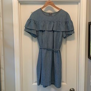 J Crew Chambray Dress Size 10.